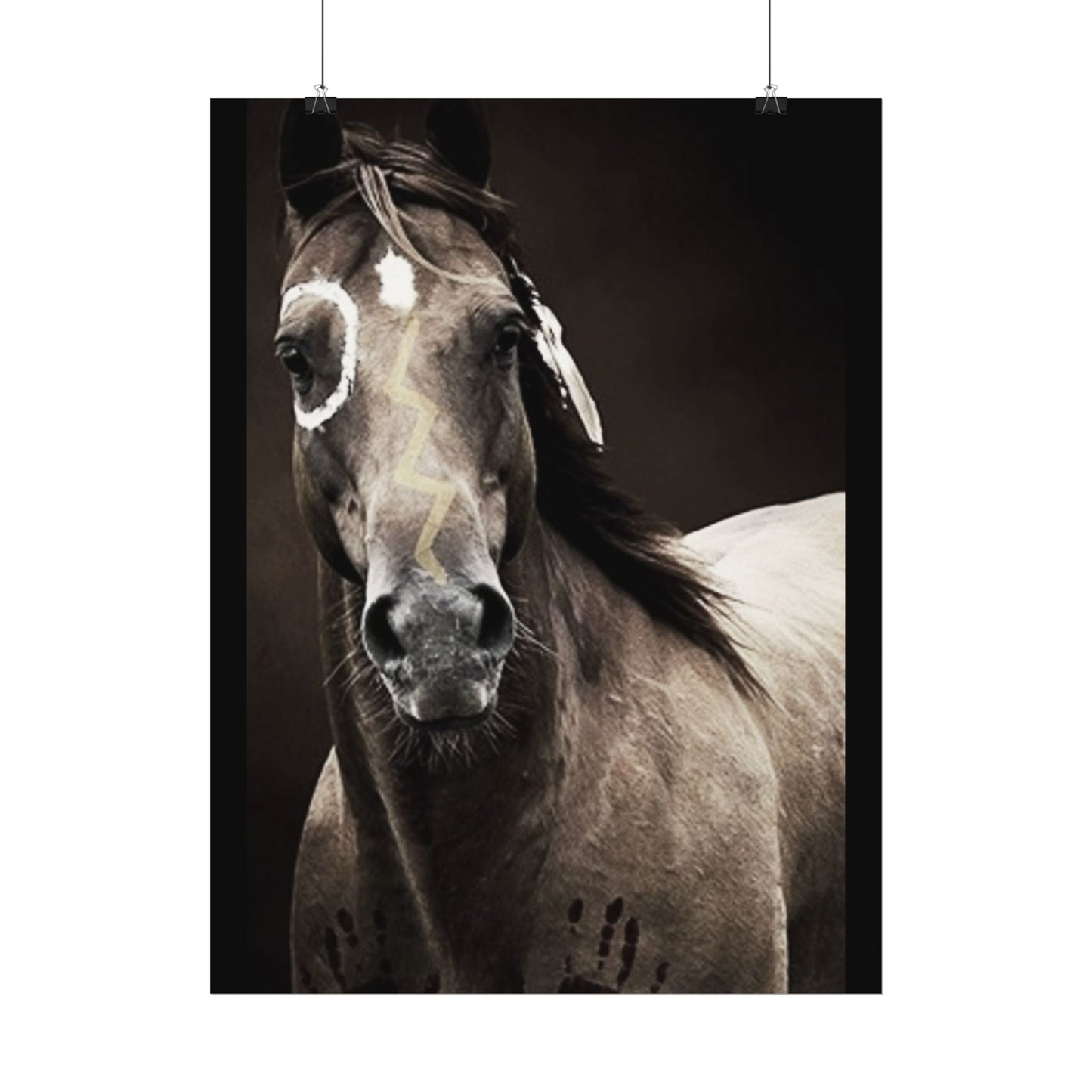 War Paint – Western Textured Watercolor Matte Posters