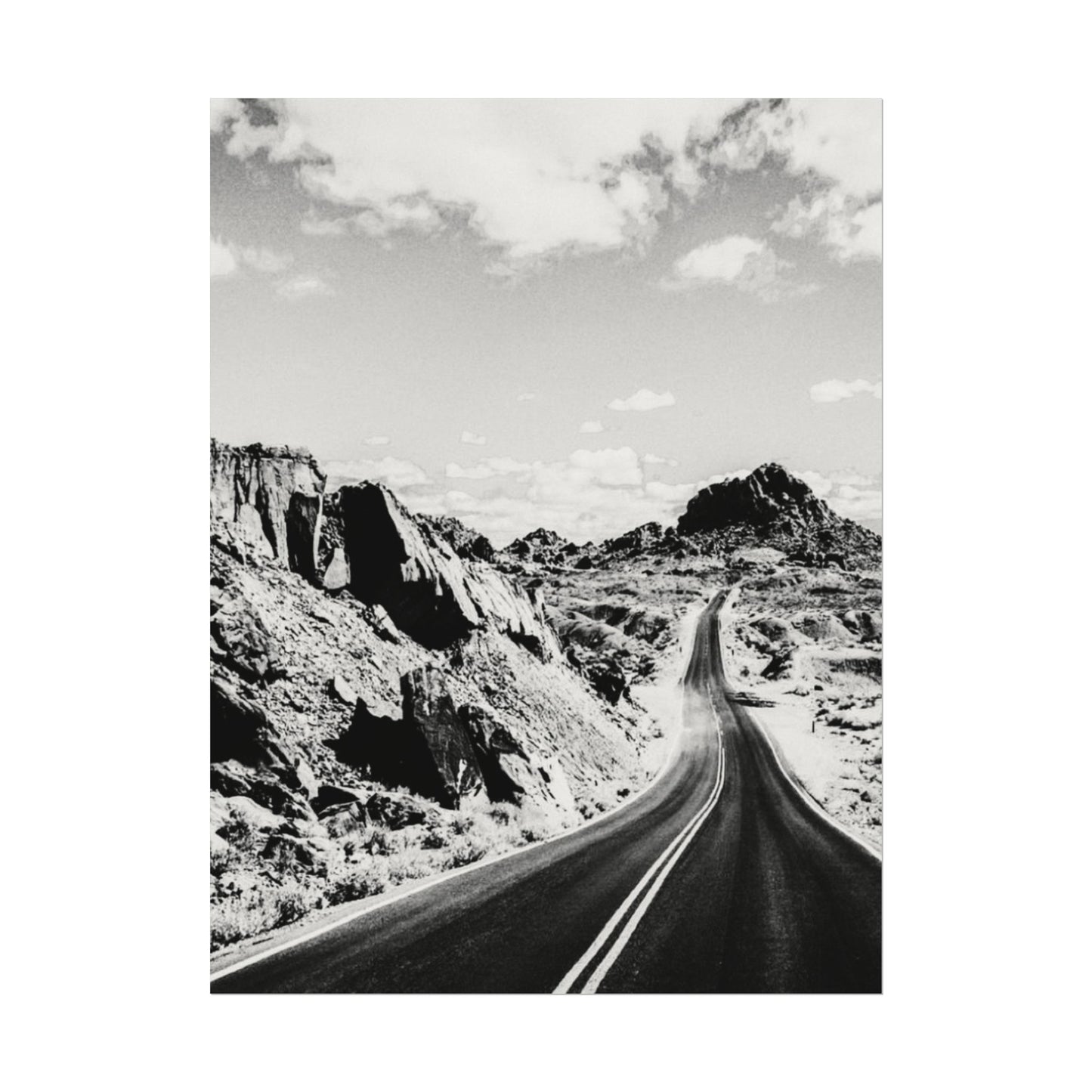 Adventure Awaits On The Open Road Textured Watercolor Matte Posters