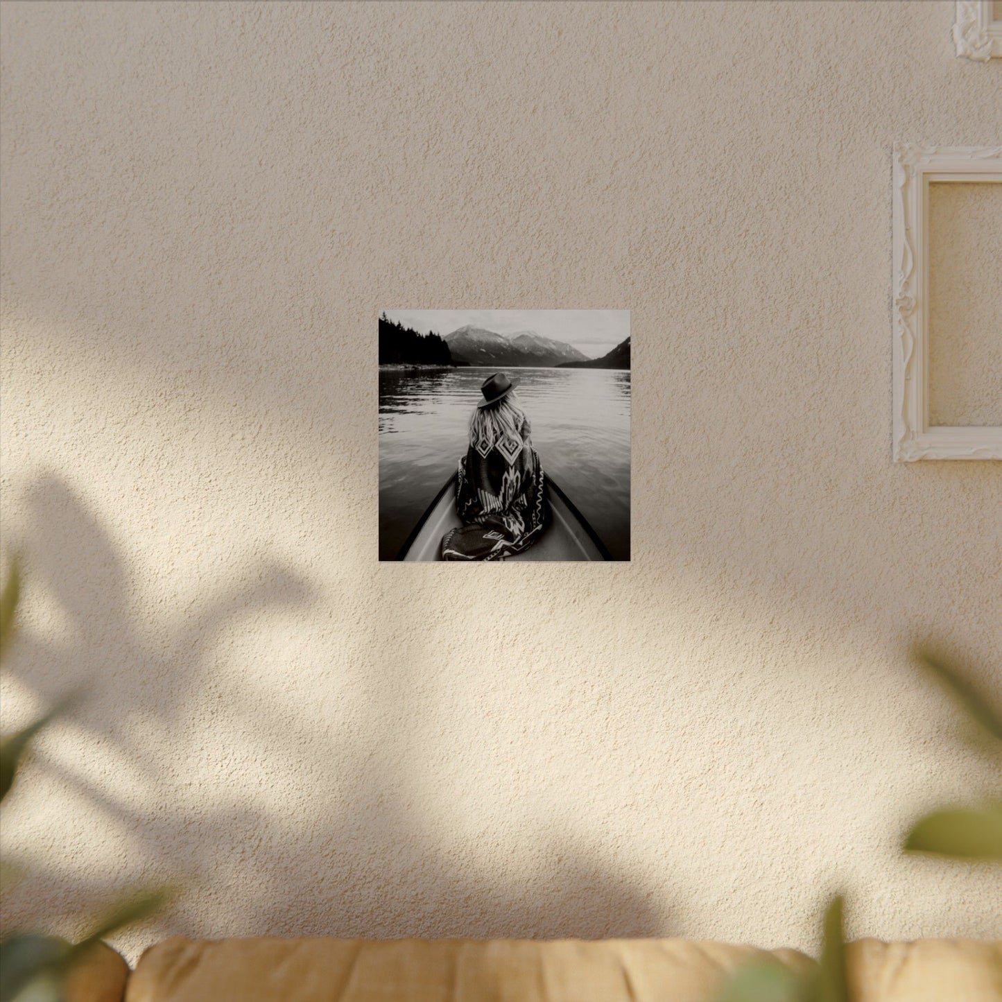 He Leads Me Beside Still Waters – Western Textured Watercolor Matte Posters