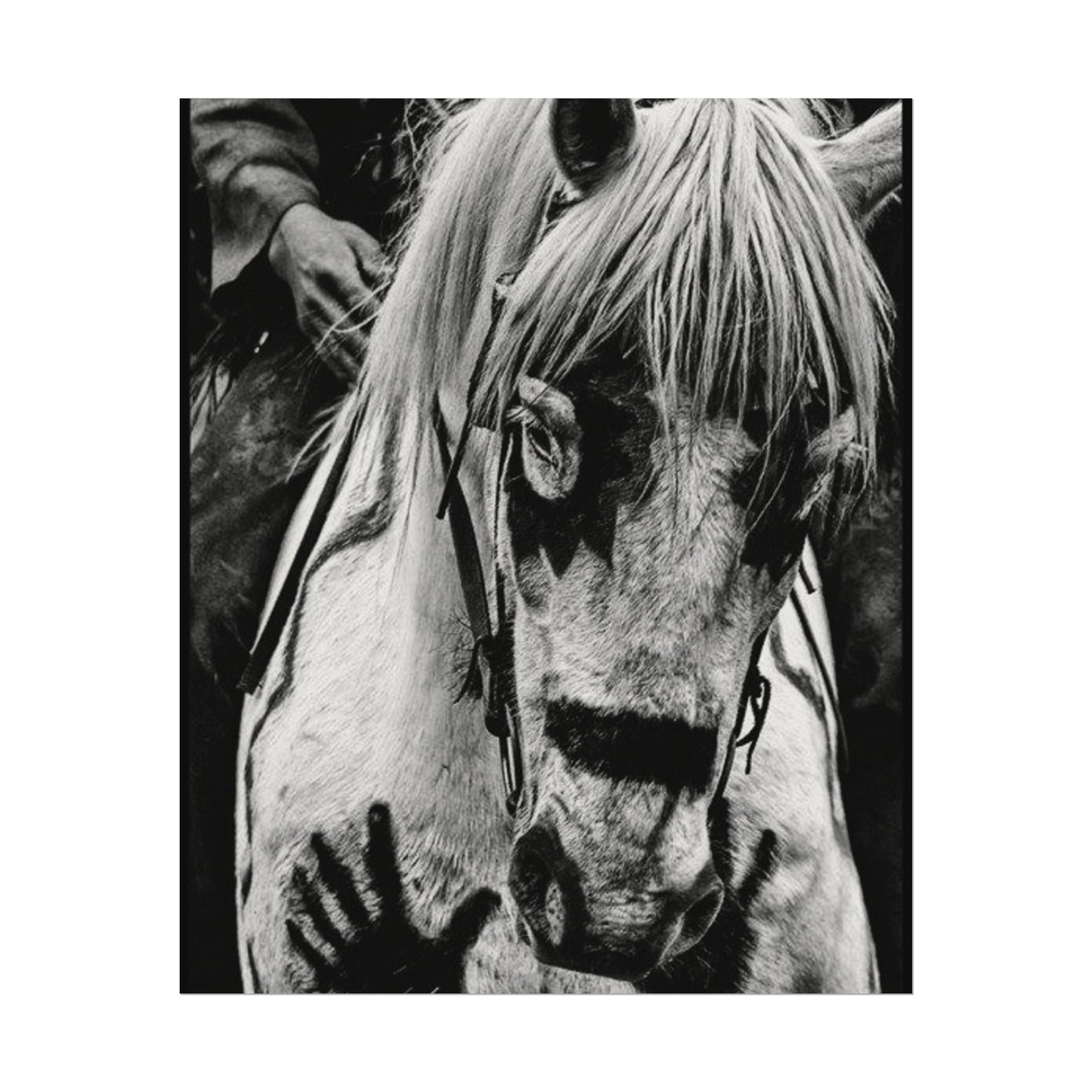 Storm Walker– Western Textured Watercolor Matte Posters