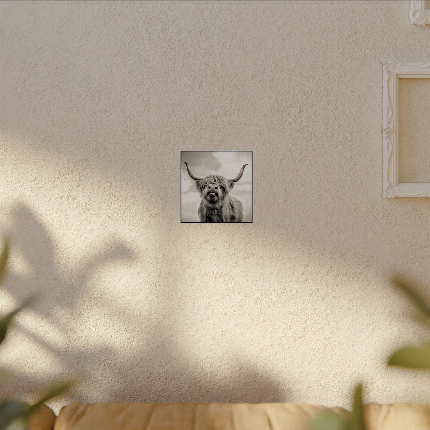 Highland Kisses – Western Textured Watercolor Matte Posters