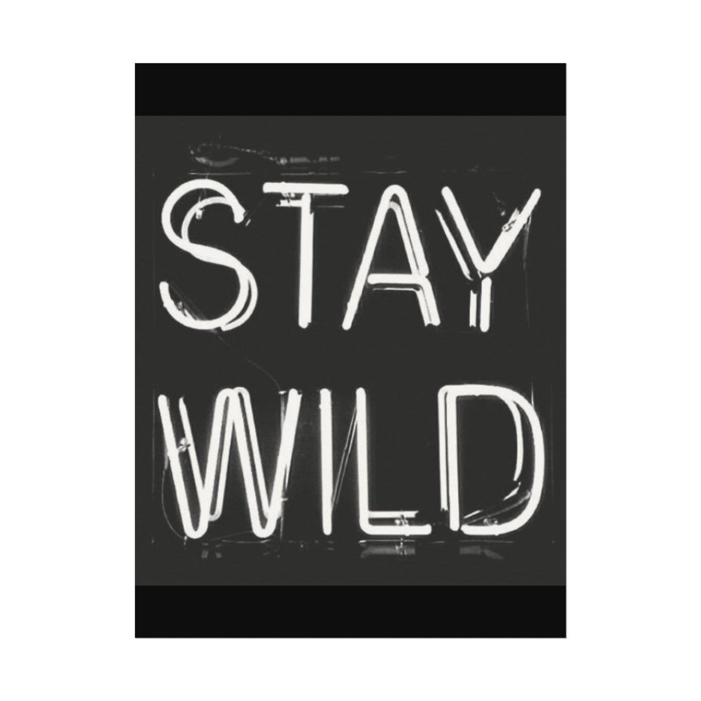 Stay Wild – Western Textured Watercolor Matte Posters