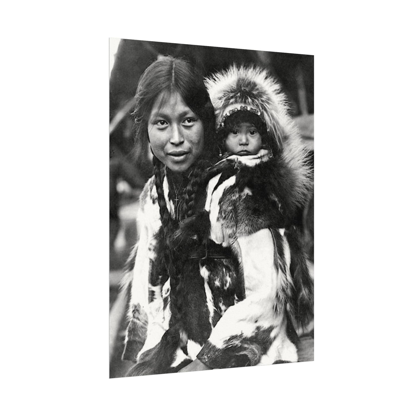 A Mother's Heart – Western Textured Watercolor Matte Posters