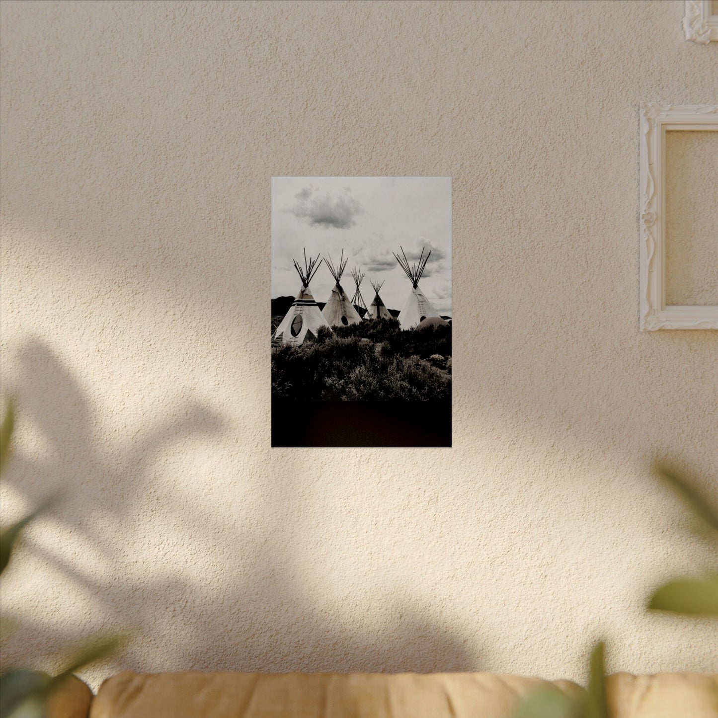 Echos Of The Plains– Western Textured Watercolor Matte Posters