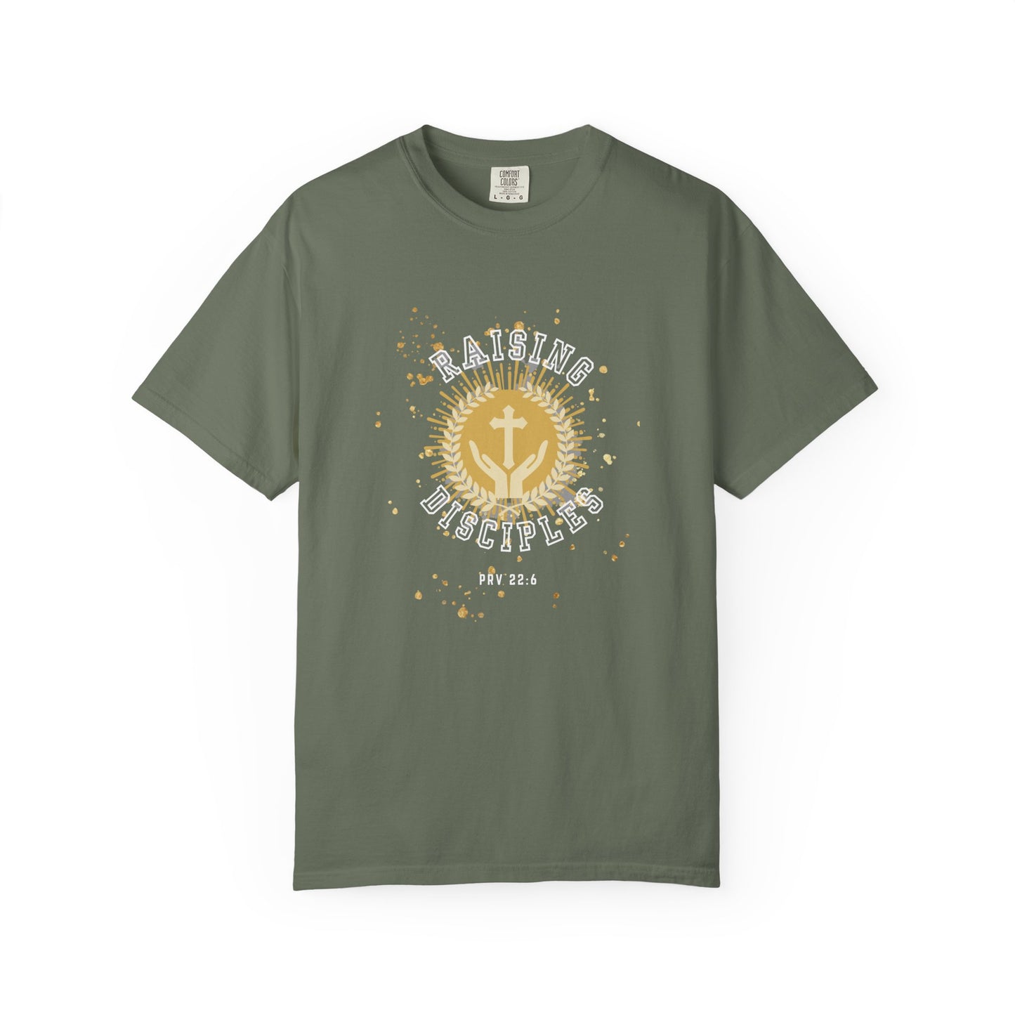 Spiritual Sunrise Unisex Garment-Dyed T-shirt, Faith-Based Apparel, Inspirational Gift, Casual Wear, Church Event, Everyday Comfort