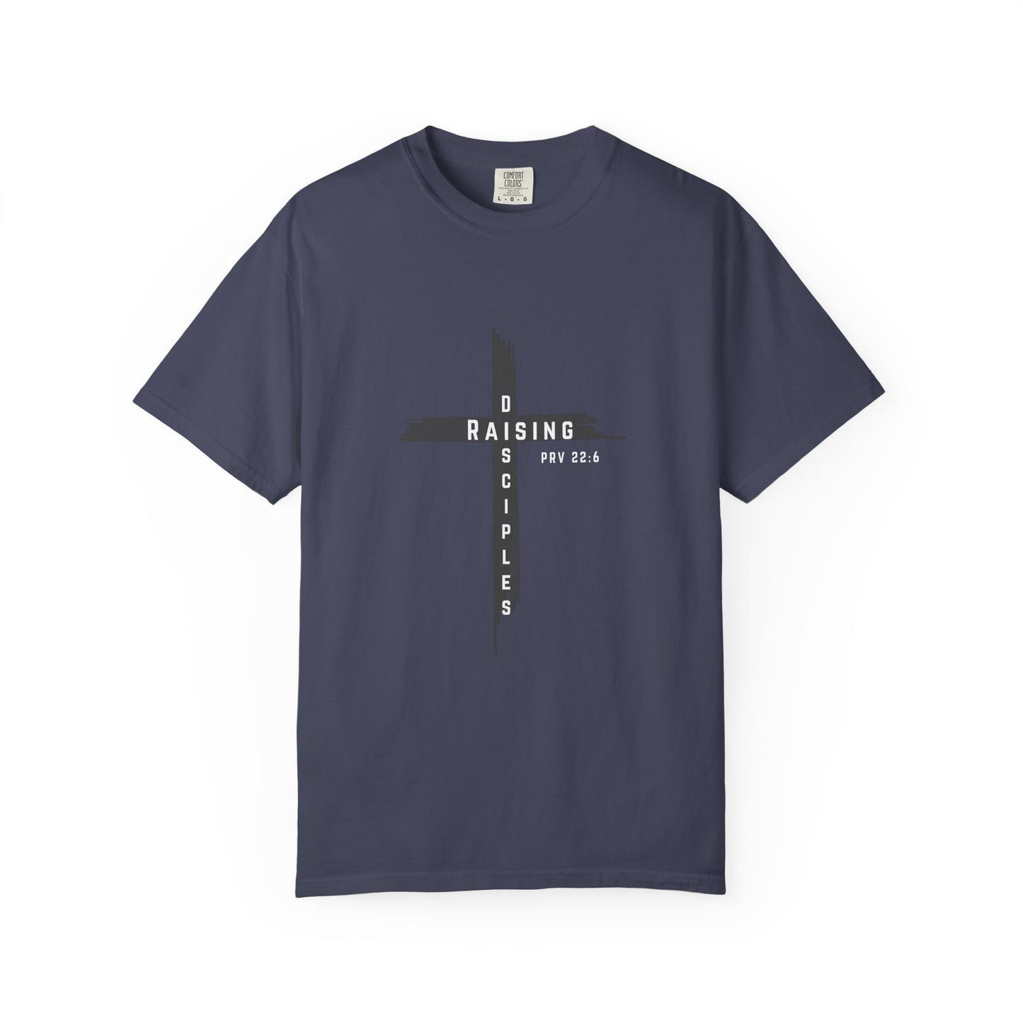 Raising Disciple Garment-Dyed T-Shirt for Faith Wear, Christian Apparel, Spiritual Gift, Youth Group Outfit, Church Merchandise,