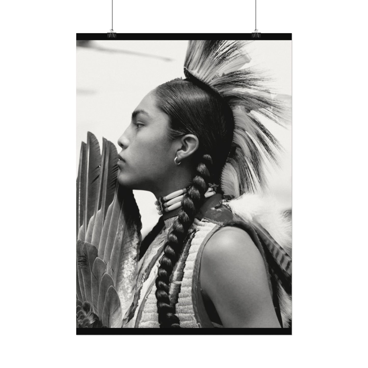 Soar High On Wings Like Eagles – Western Textured Watercolor Matte Posters