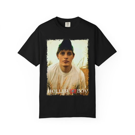 Holler Boy Upchurch Garment-Dyed Unisex T-Shirt, Vintage Style Tee, Casual Wear, Gift for Him, Festival Outfit, Farm Life Apparel