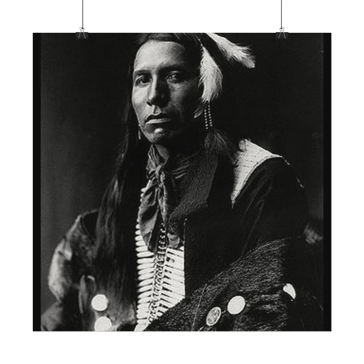 Warrior Bloodlines– Western Textured Watercolor Matte Posters