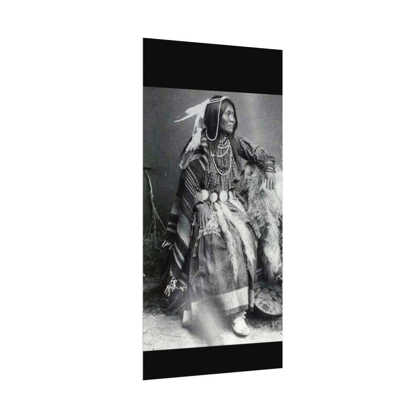 Courage & Strength – Western Textured Watercolor Matte Posters