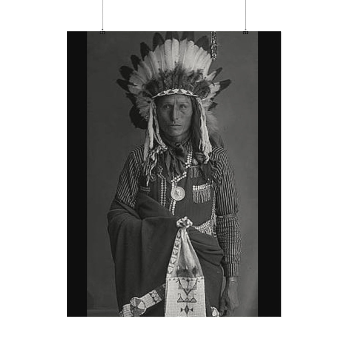 Still As The Wind Remembers – Western Textured Watercolor Matte Posters