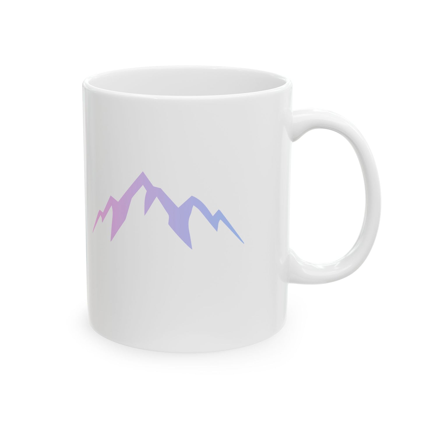 Mountain Vibes Ceramic Mug Perfect for Coffee & Tea, Gift for Nature Lovers Great for Hiking Enthusiasts