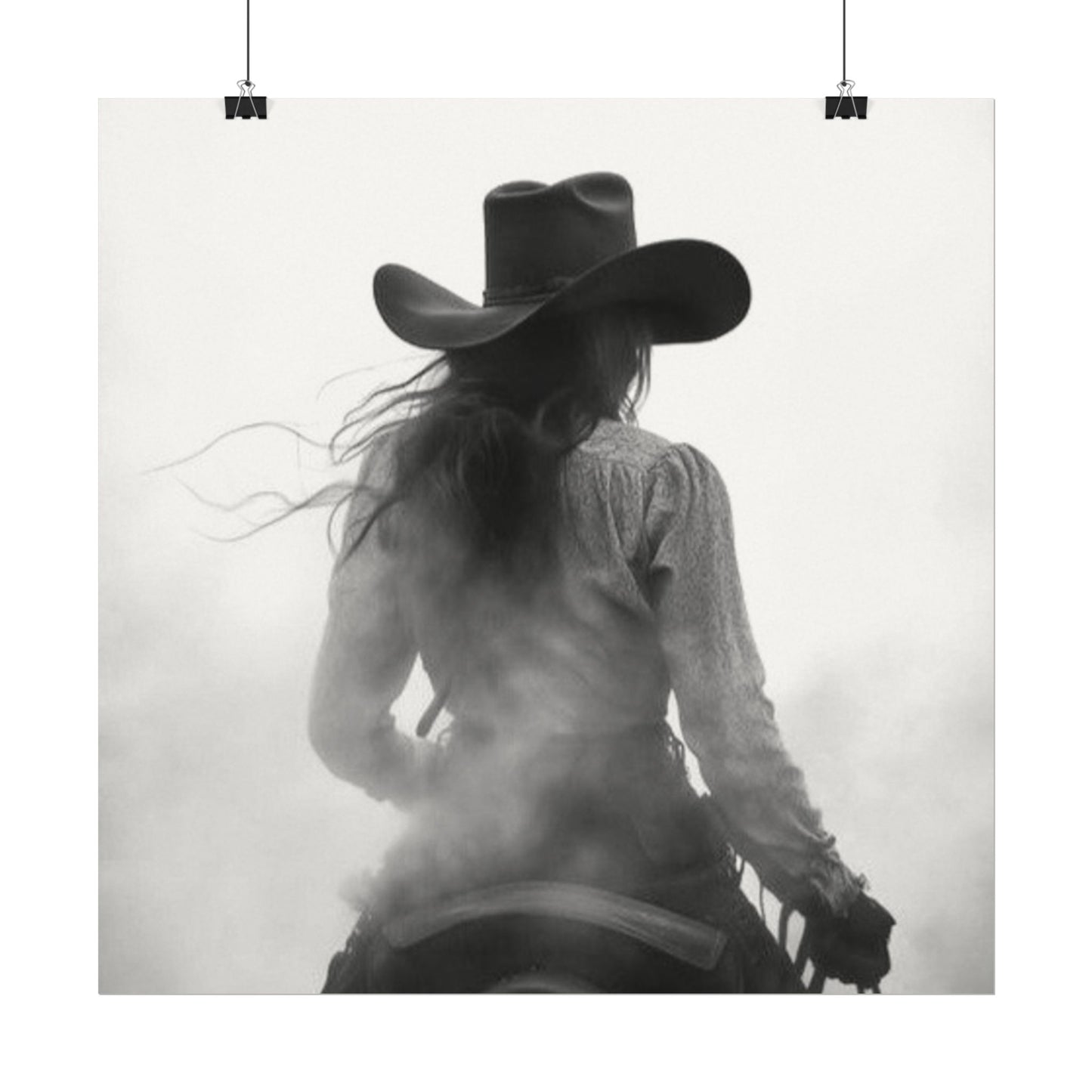 Whispers In The Dust– Western Textured Watercolor Matte Posters