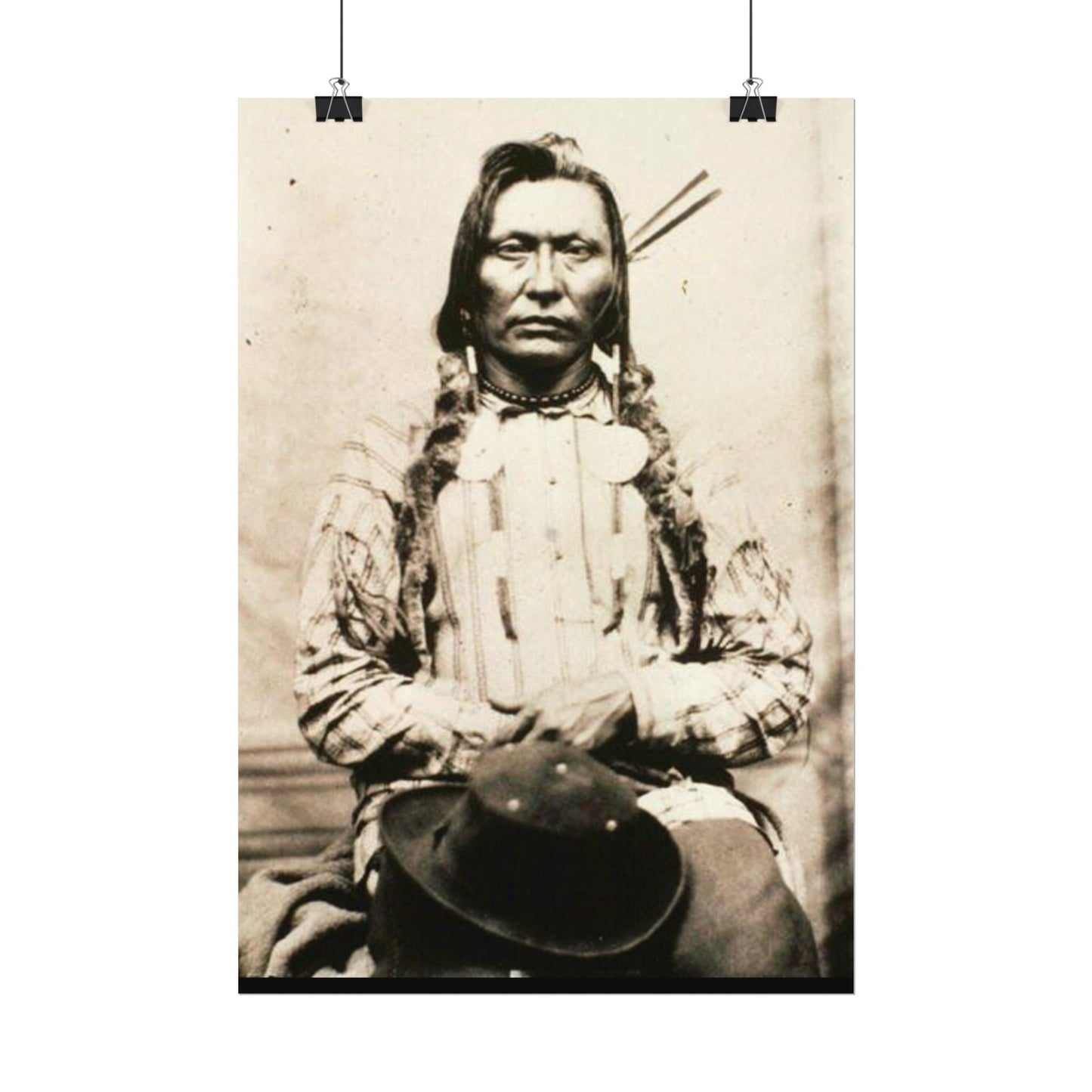 Shadow Warrior – Western Textured Watercolor Matte Posters