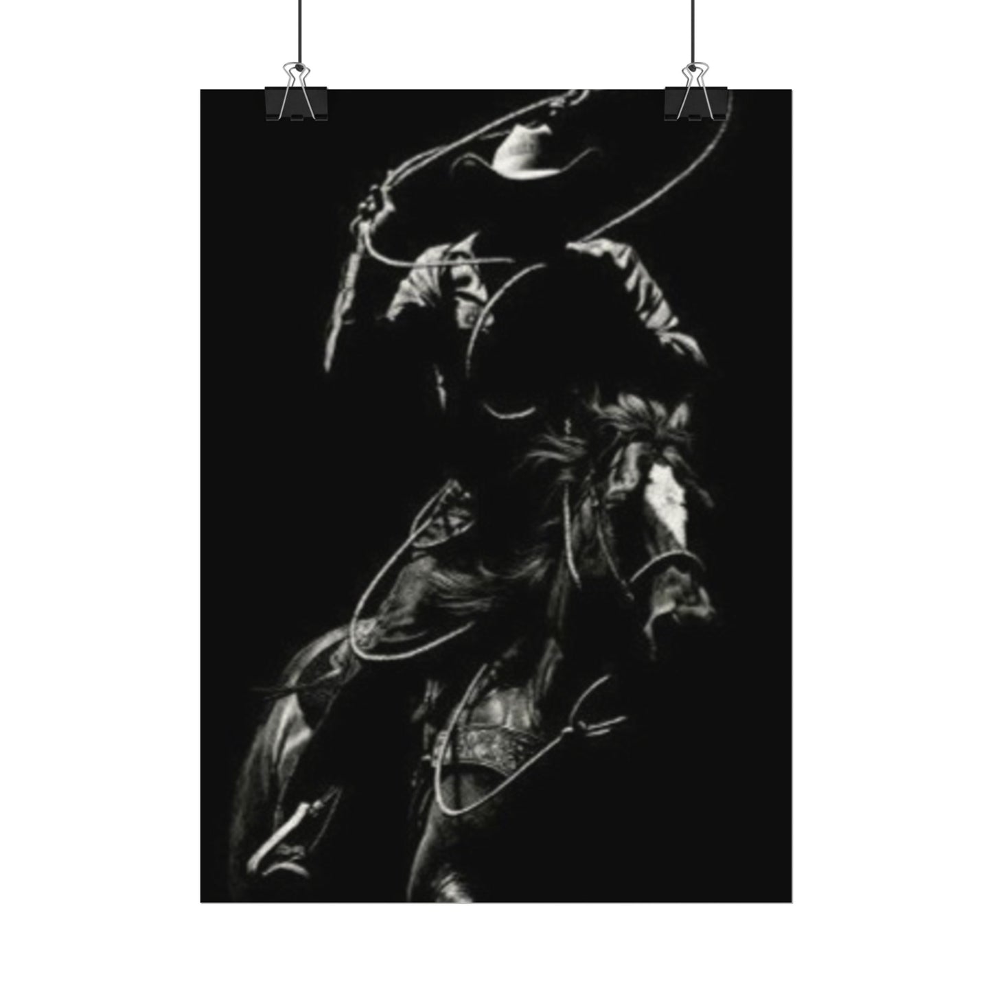 The Ropers Mark – Western Textured Watercolor Matte Posters