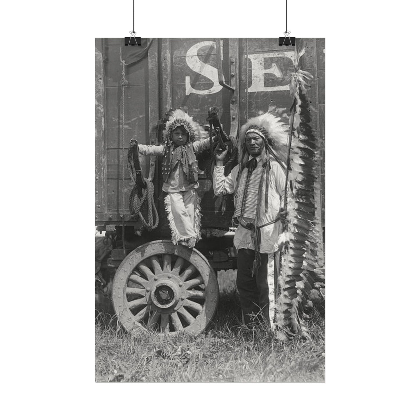 Small Hamds Big Spirit – Western Textured Watercolor Matte Posters