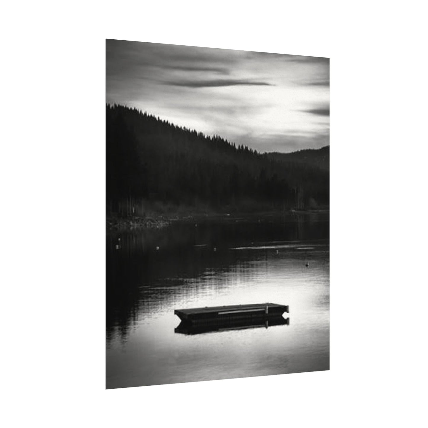 He Leads Me Beside Still Waters – Western Textured Watercolor Matte Posters