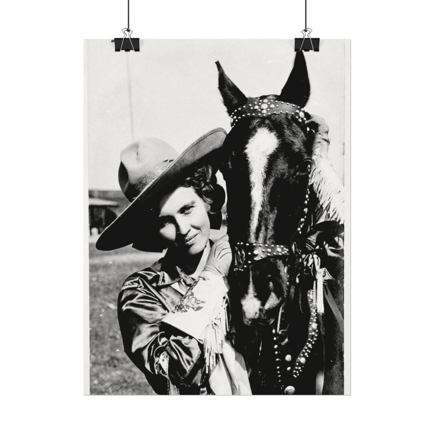 Steadfast Devotion – Western Textured Watercolor Matte Posters