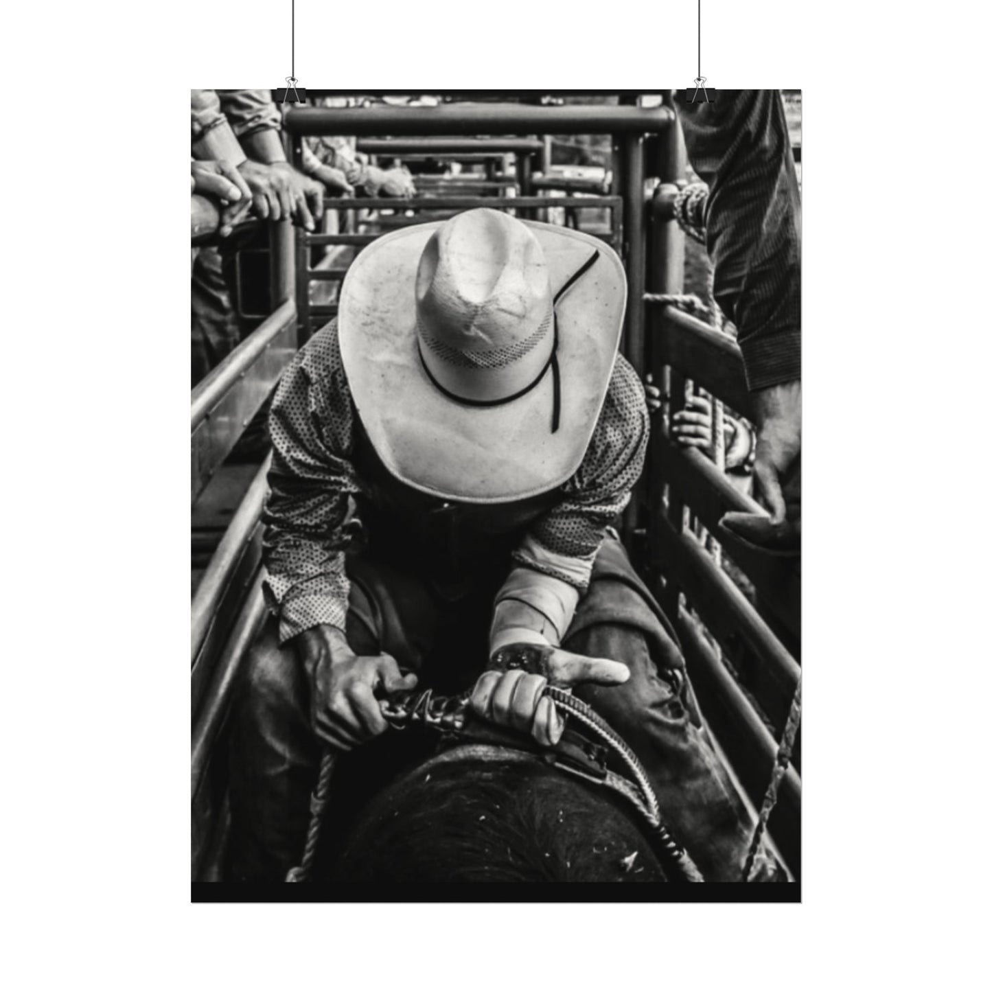 Lock Loaded & In The Chute Textured Watercolor Matte Posters