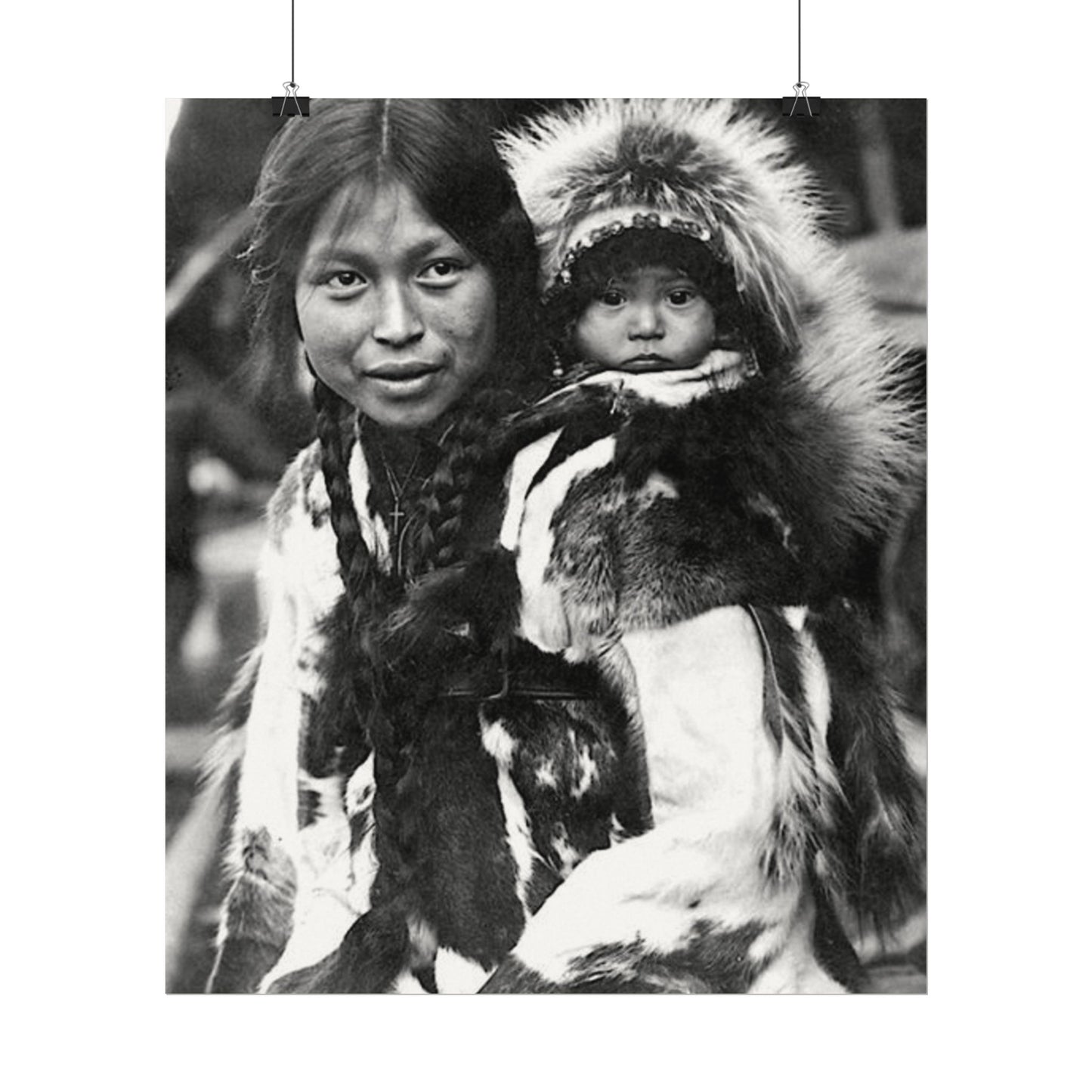 A Mother's Heart – Western Textured Watercolor Matte Posters