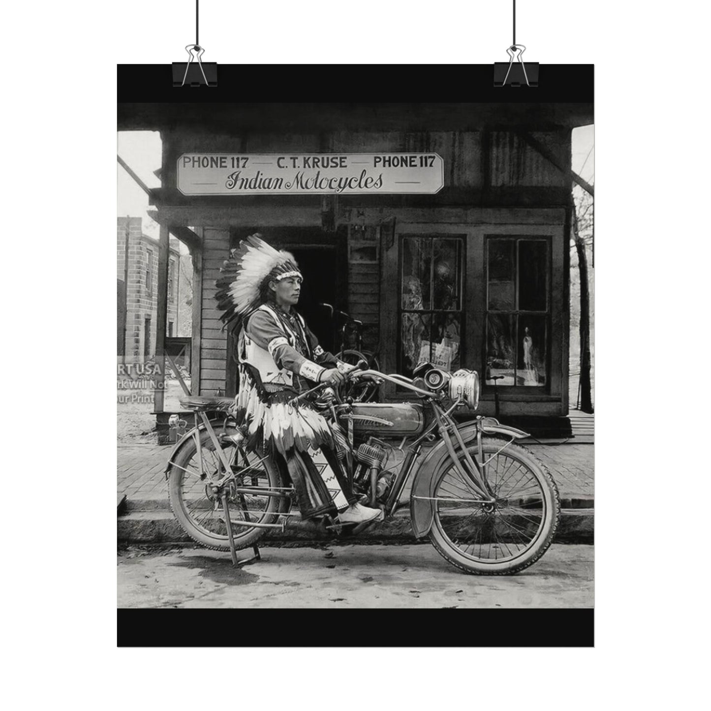 Metal Horse – Western Textured Watercolor Matte Posters