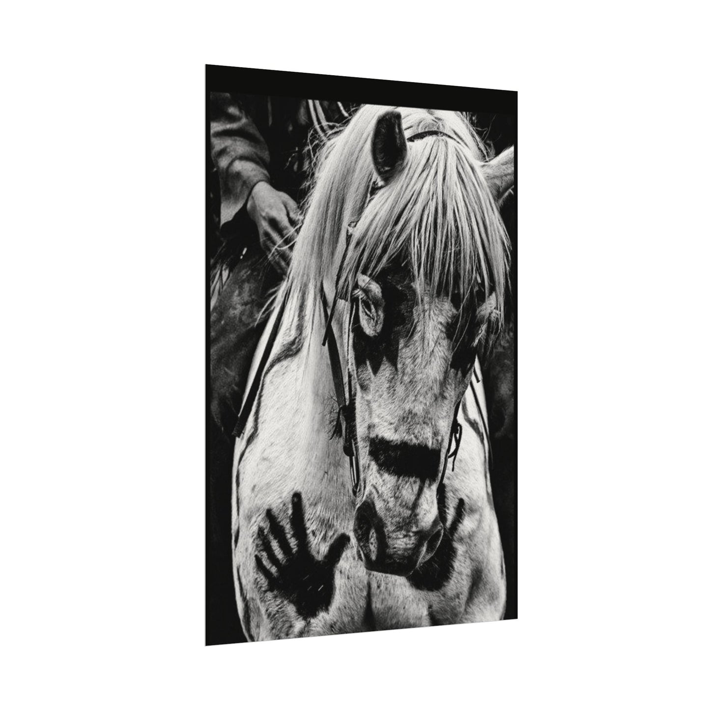 Storm Walker– Western Textured Watercolor Matte Posters