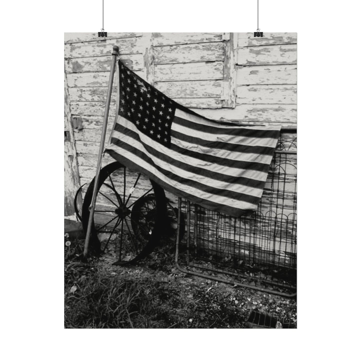 American Grit – Western Textured Watercolor Matte Posters