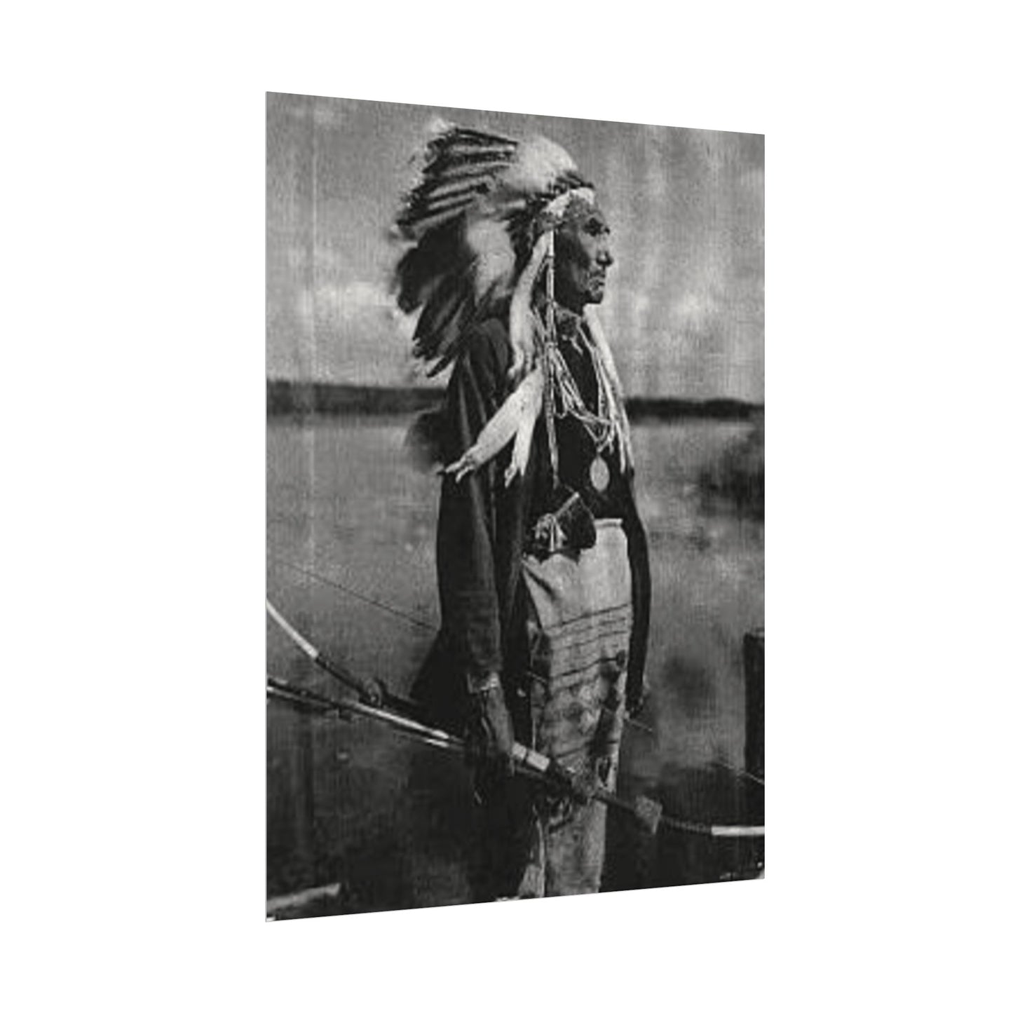 Indigenous Wetlands – Western Textured Watercolor Matte Posters