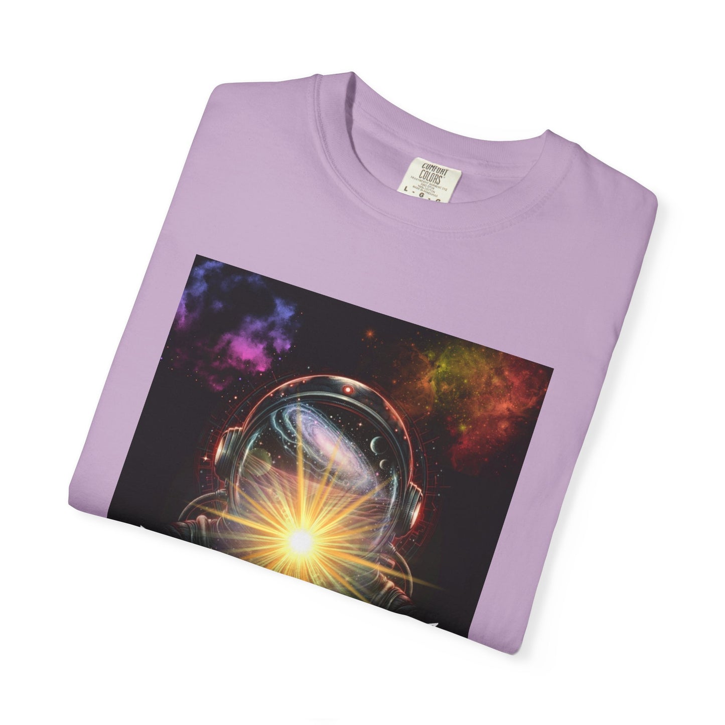 Cosmic Vibe T-Shirt: The Sky is Home Unisex Garment-Dyed Tee, Cute Graphic Shirt, Space Lover Gift, Casual Wear, Art Tee