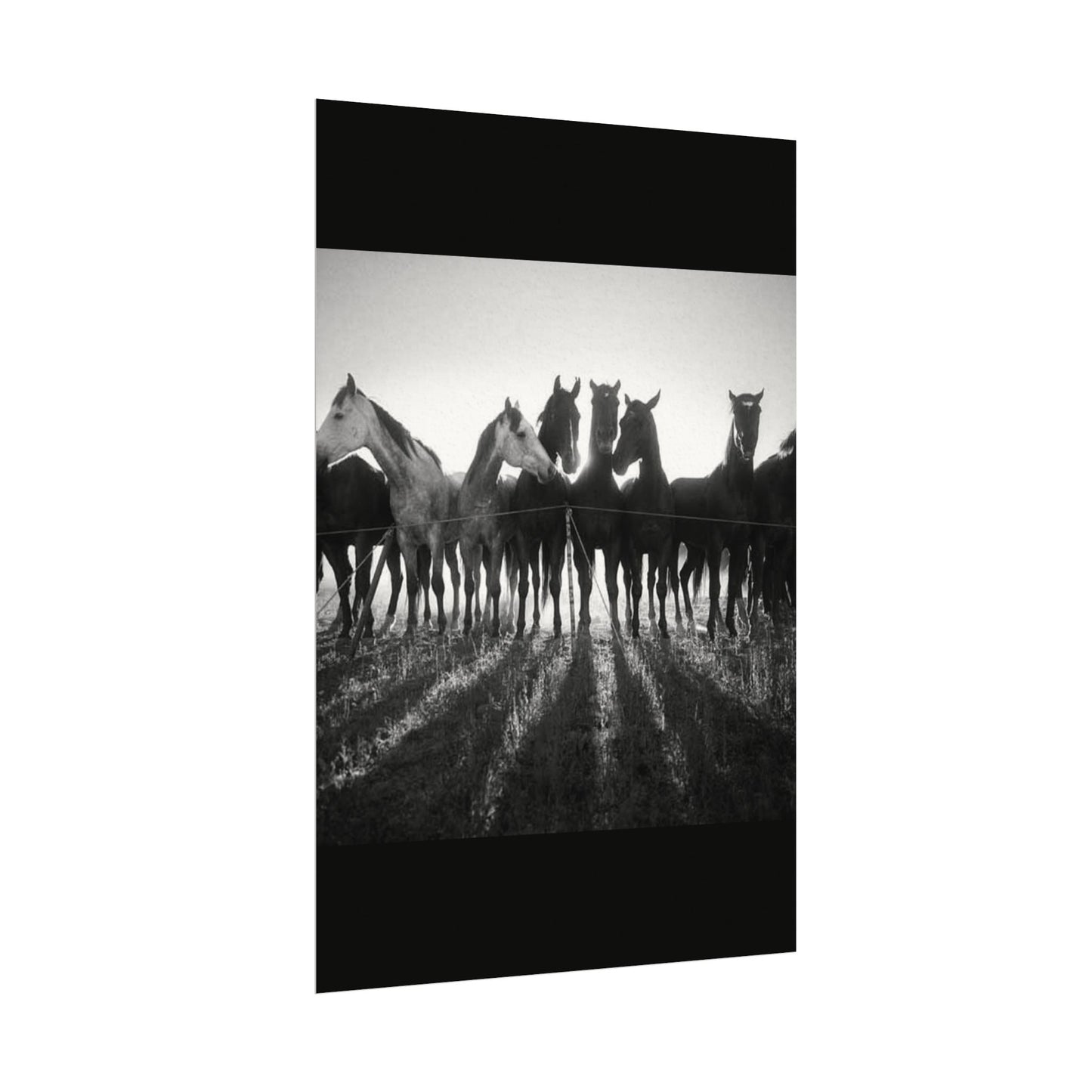 When Dawn Breaks – Western Textured Watercolor Matte Posters