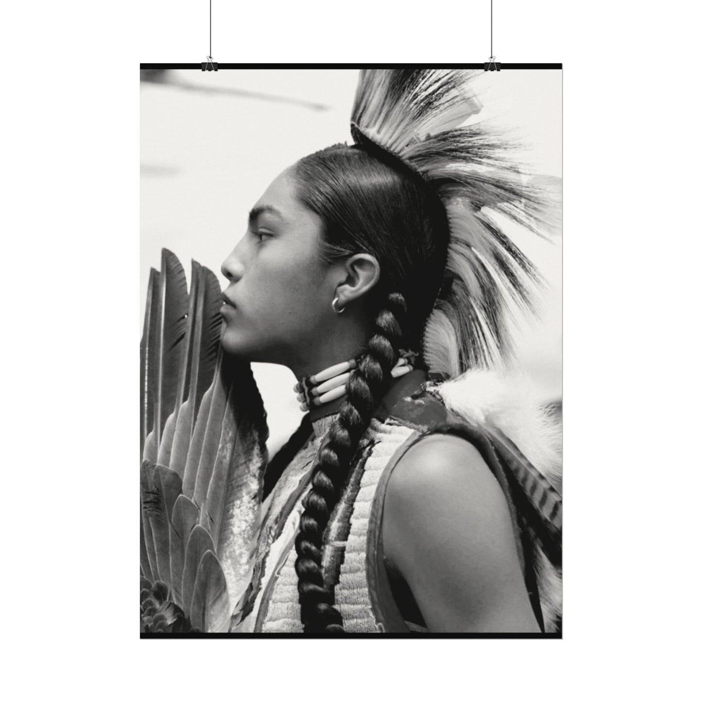 Soar High On Wings Like Eagles – Western Textured Watercolor Matte Posters