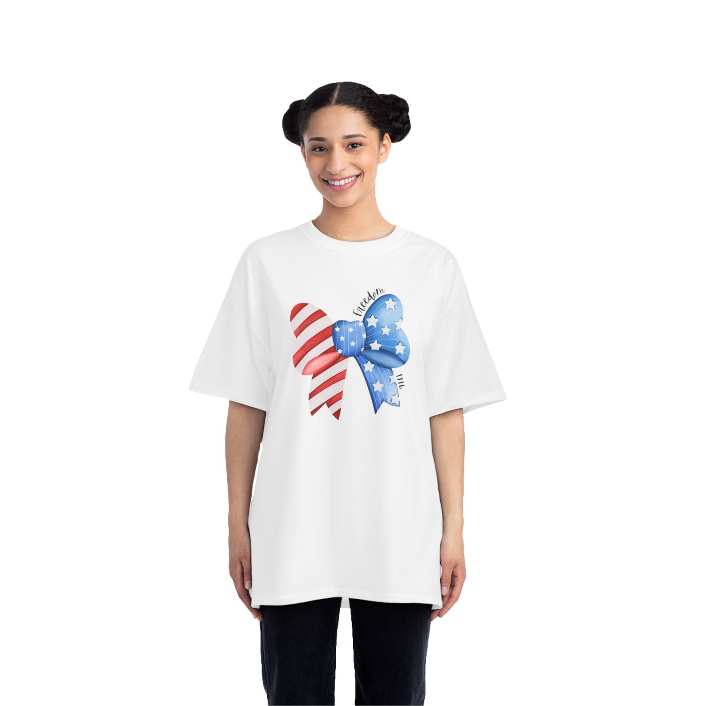 Patriotic 1776 Bow T-Shirt | America 1776 Design, Fourth of July Shirt, Independence Day Tee, Memorial Day Top, Gift for Veterans