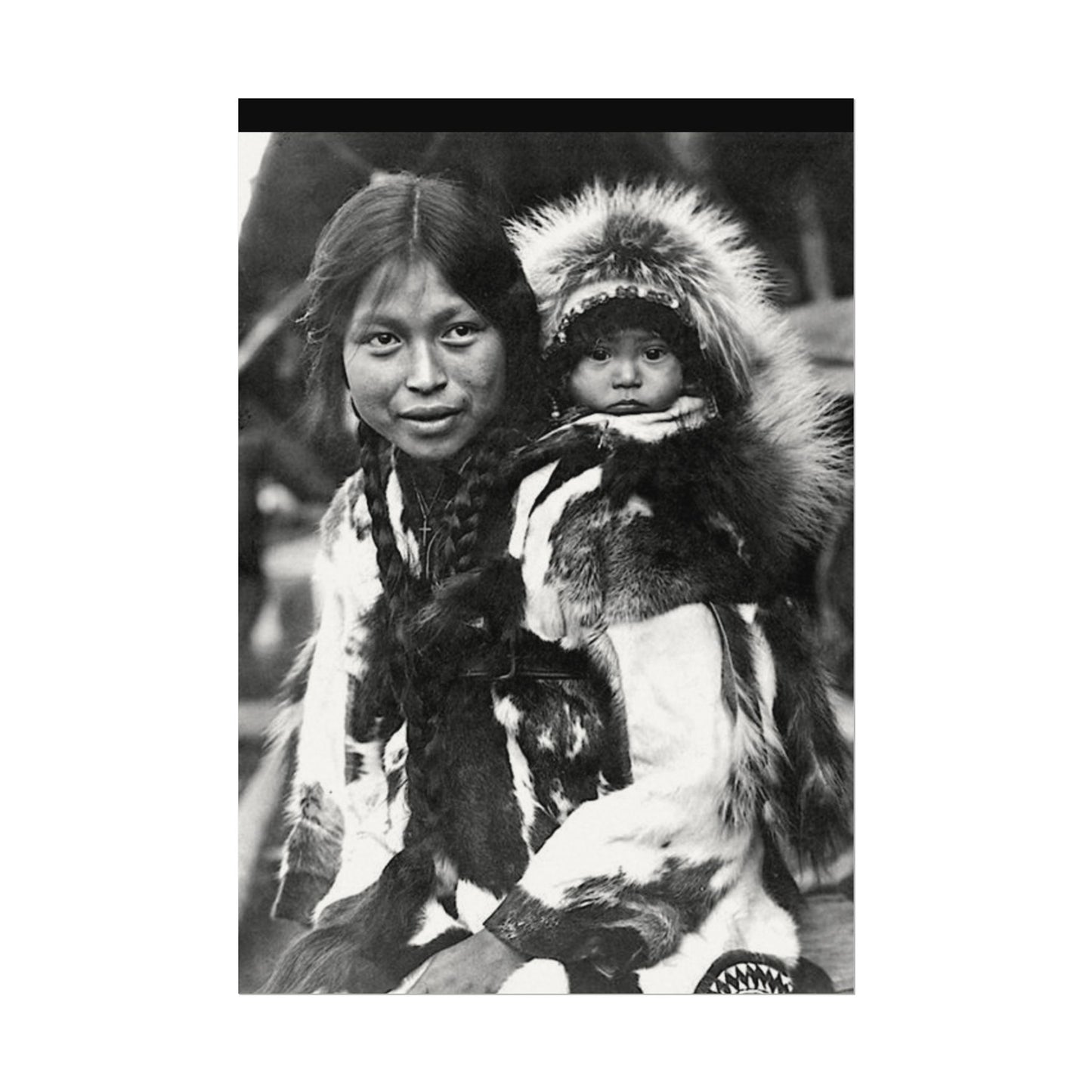 A Mother's Heart – Western Textured Watercolor Matte Posters