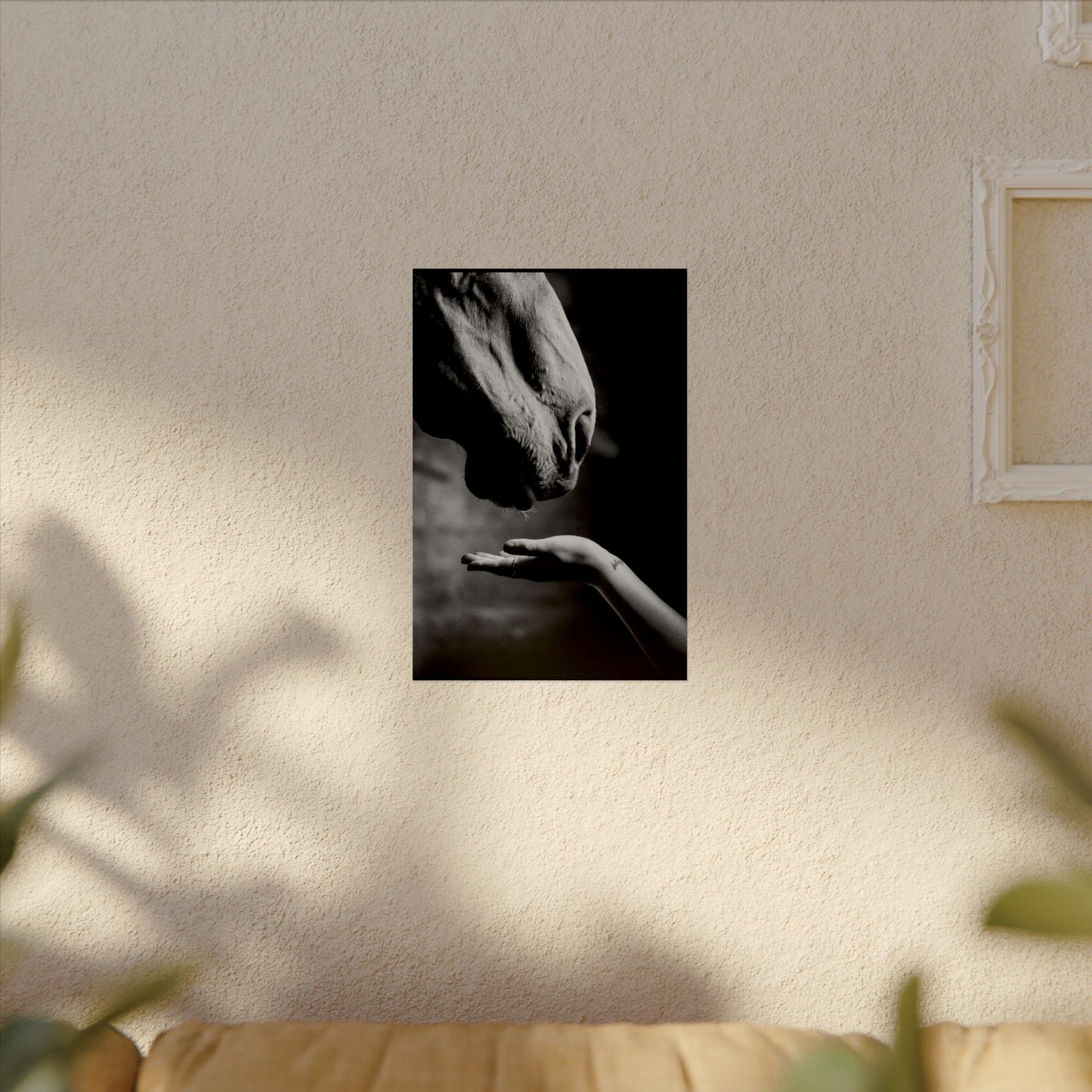 Whisper of Trust— The Unspoken Bond Textured Watercolor Matte Posters