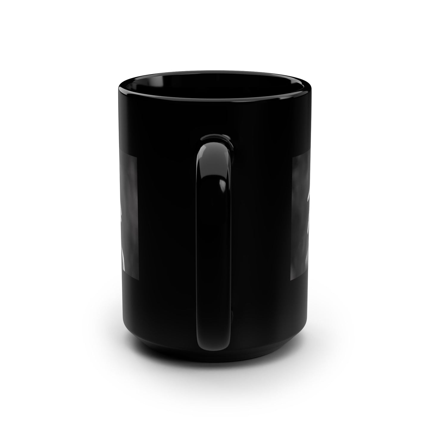 Bohemian Black Mug, 15oz - Ethnic Tribal Design, Coffee Lover Gift, Home Decor, Unique Drinkware, Minimalist Style