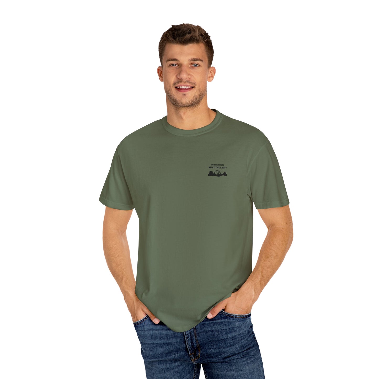 High Noon Horizons Mountain T-Shirt - Western Gift, Nature Lover Tee, Unisex Cotton Shirt
