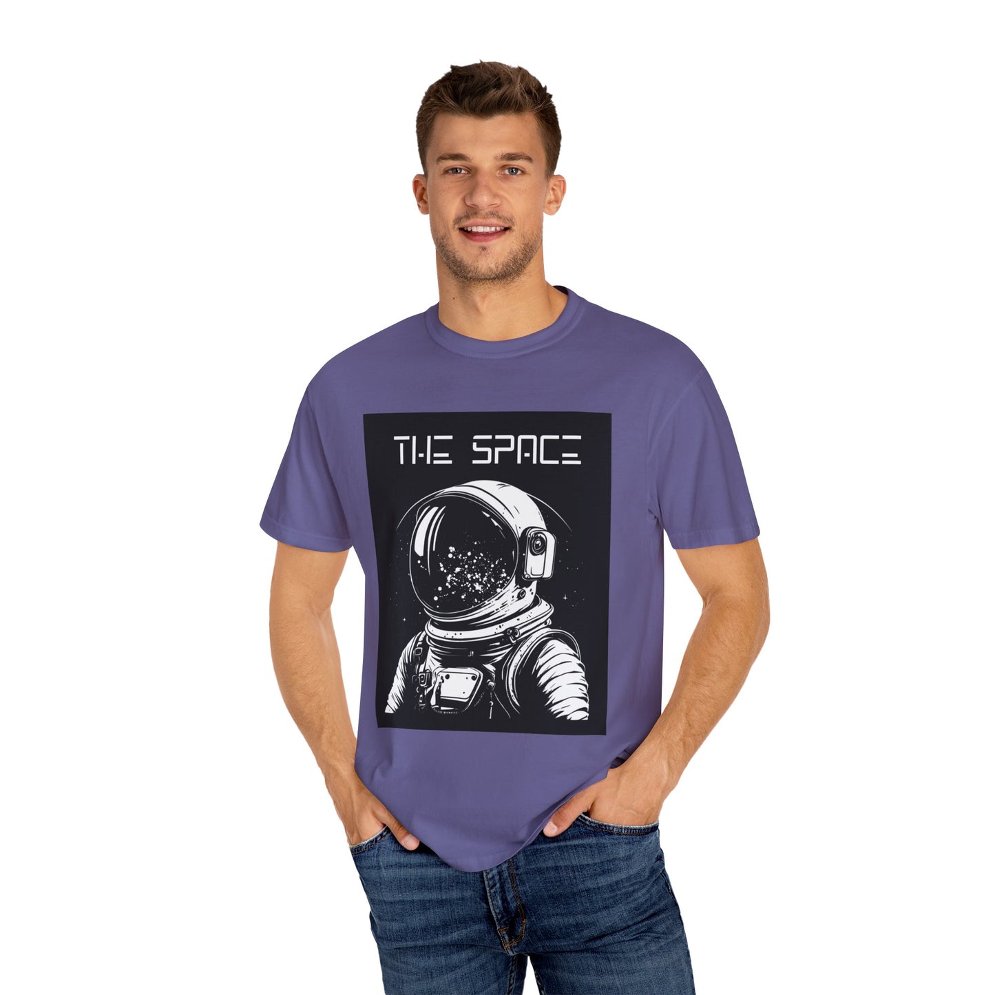 Astronaut Graphic T-Shirt, Space Lover Tee, Unisex Casual Wear, Gift for Astronomy Enthusiasts, Cool Space Art Shirt