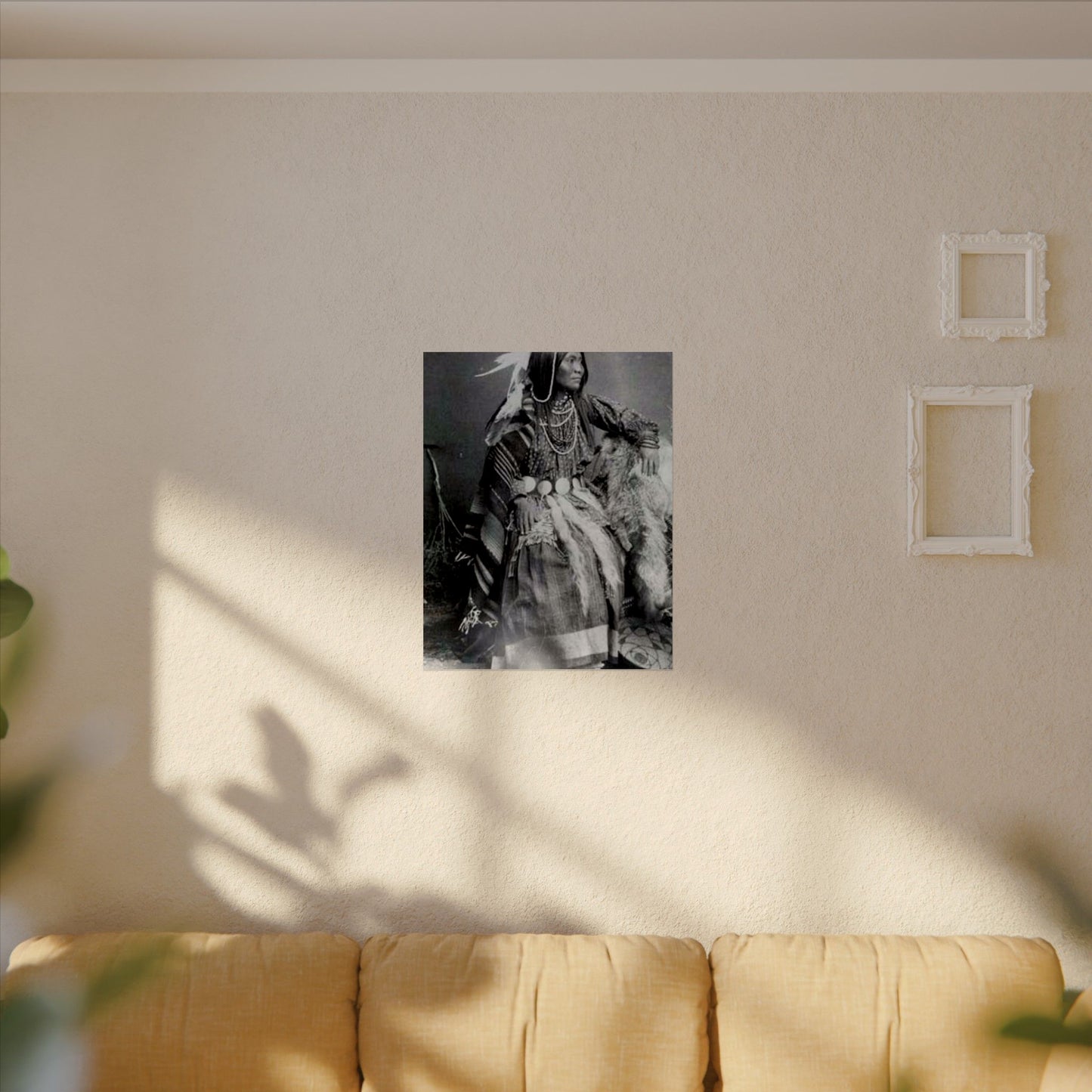 Courage & Strength – Western Textured Watercolor Matte Posters