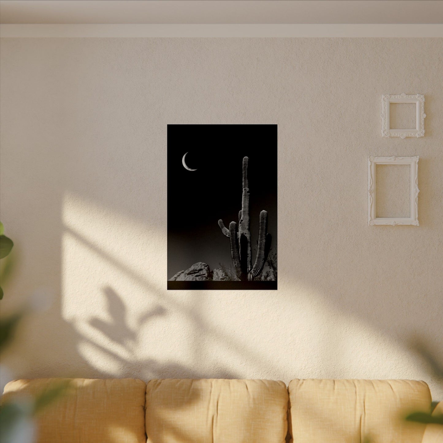 Desert Night Sky– Western Textured Watercolor Matte Posters