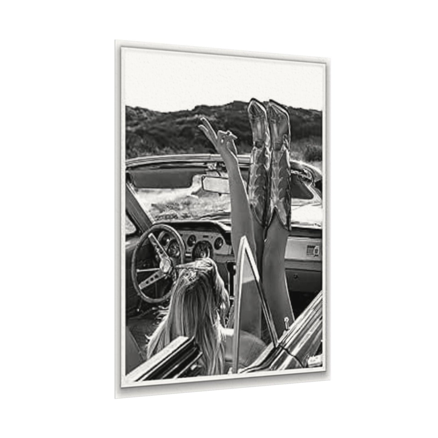 Wild At Heart – Western Textured Watercolor Matte Posters