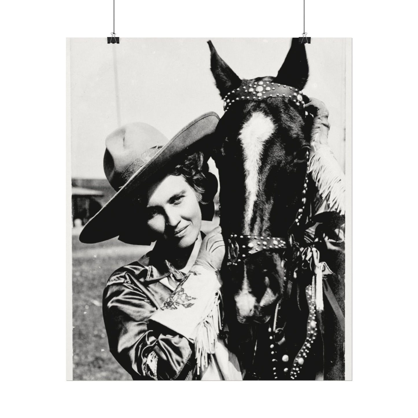 Steadfast Devotion – Western Textured Watercolor Matte Posters