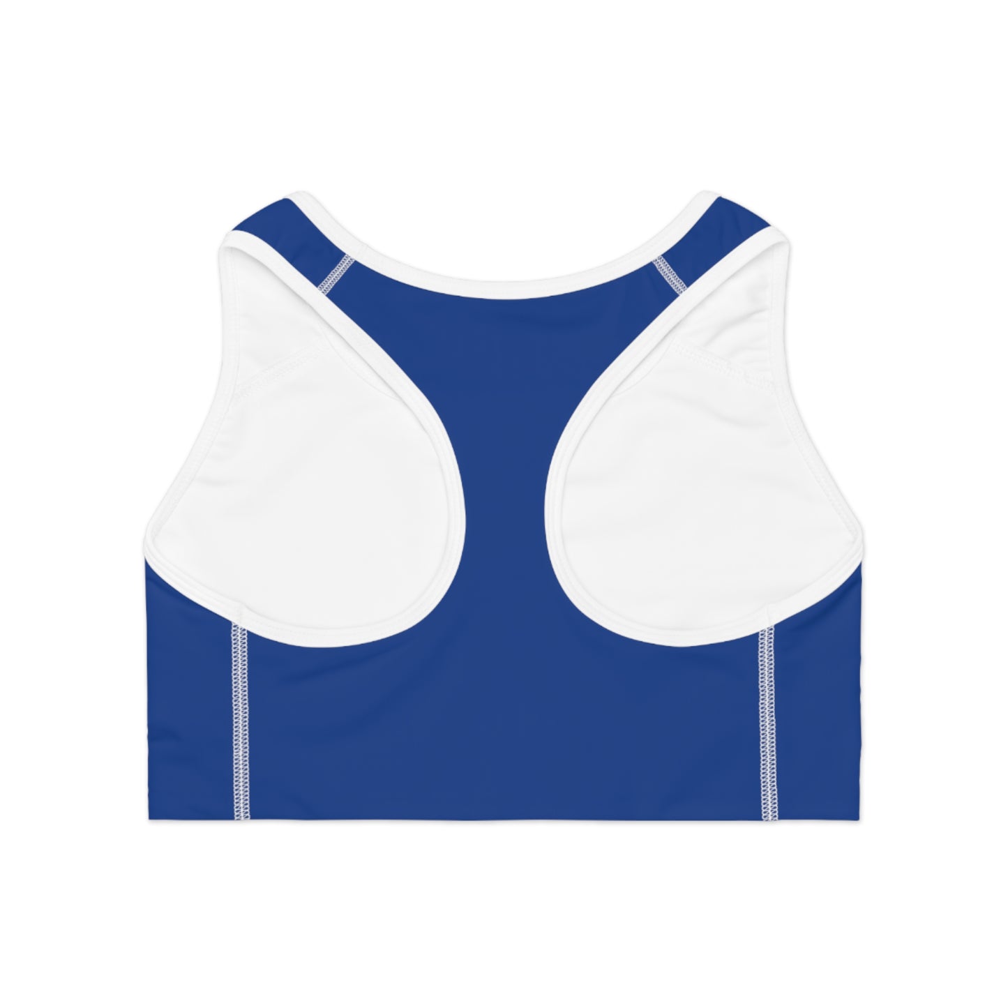 Arrow Ridge Deep Blue Stylish Sports Bra for Active Women, Workout Top, Gym Essential, Fitness Apparel, Athleisure Wear, Yoga Gear
