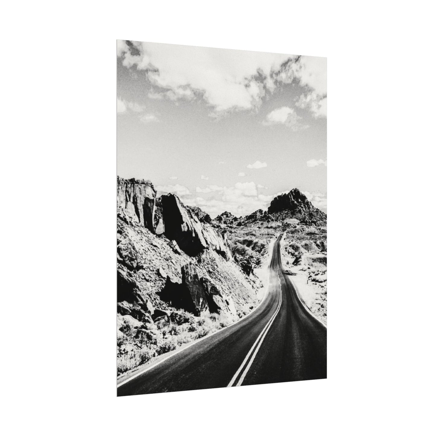 Adventure Awaits On The Open Road Textured Watercolor Matte Posters