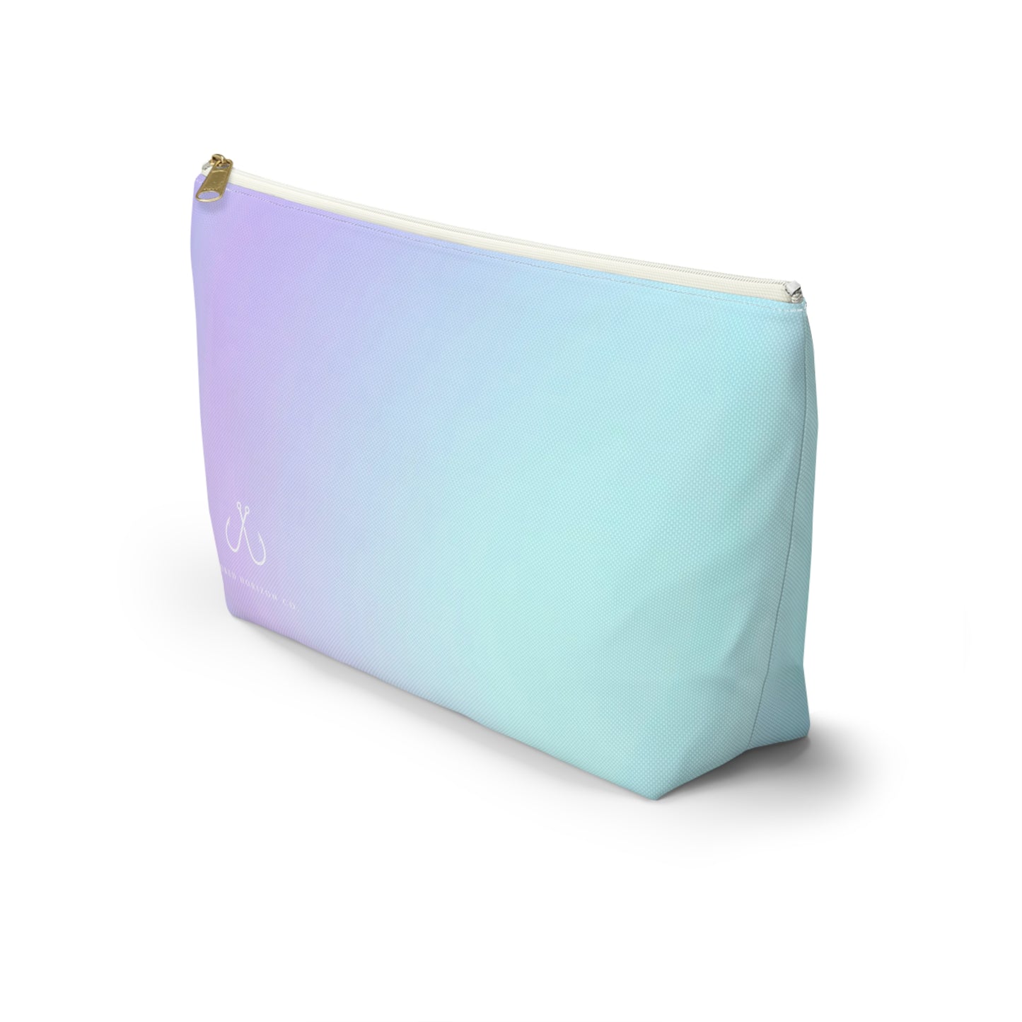 Purple To Blue Ombre Vibrant Gradient Accessory Pouch | Makeup Bag, Travel Organizer, Gift for Her, Beach Essentials, Stylish Storage