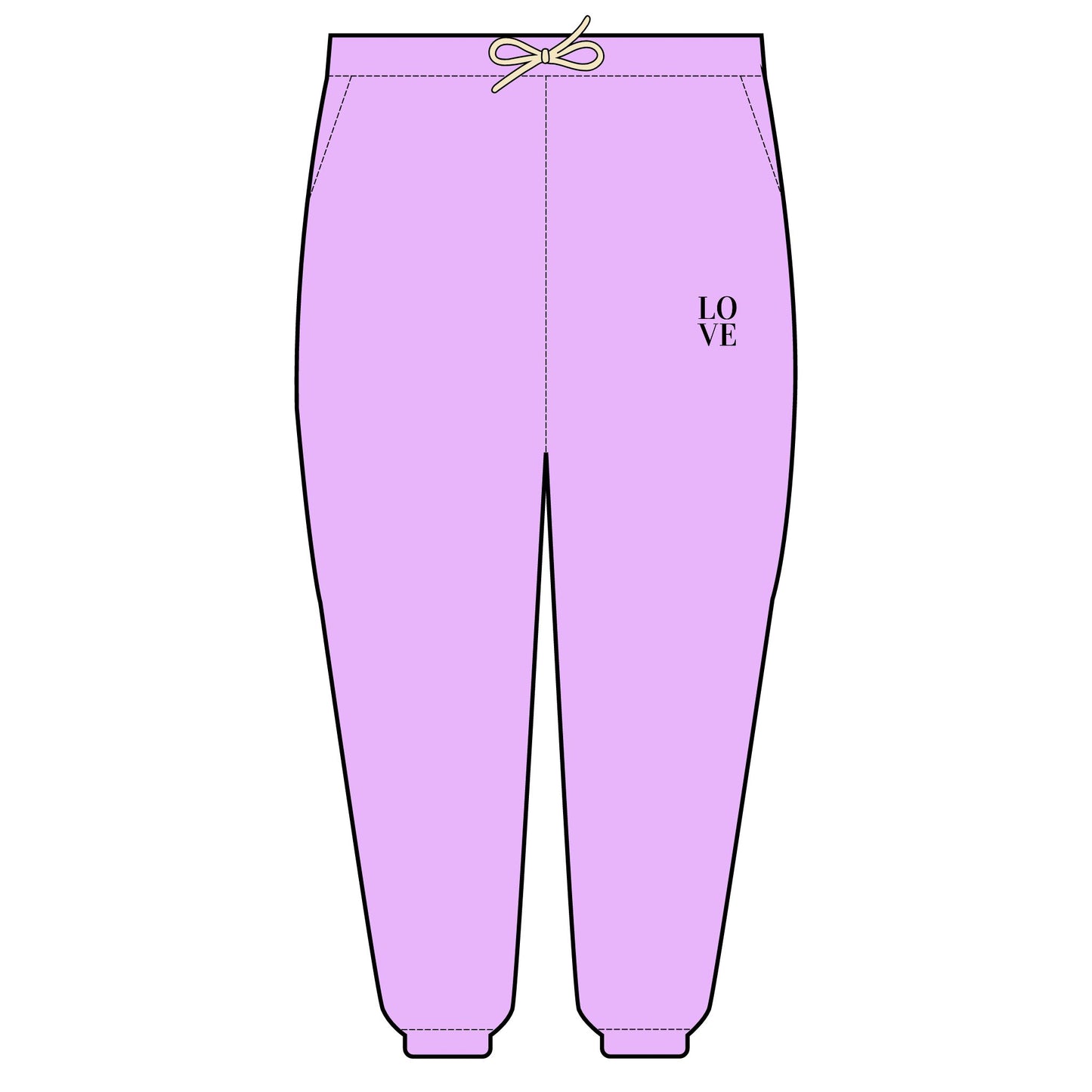 Love Embroidered Fleece Sweatpants | Cozy Loungewear, Gifts for Everyone, Comfortable Joggers, Relaxed Fit Sweatpants, God is Love, Unisex Fashion