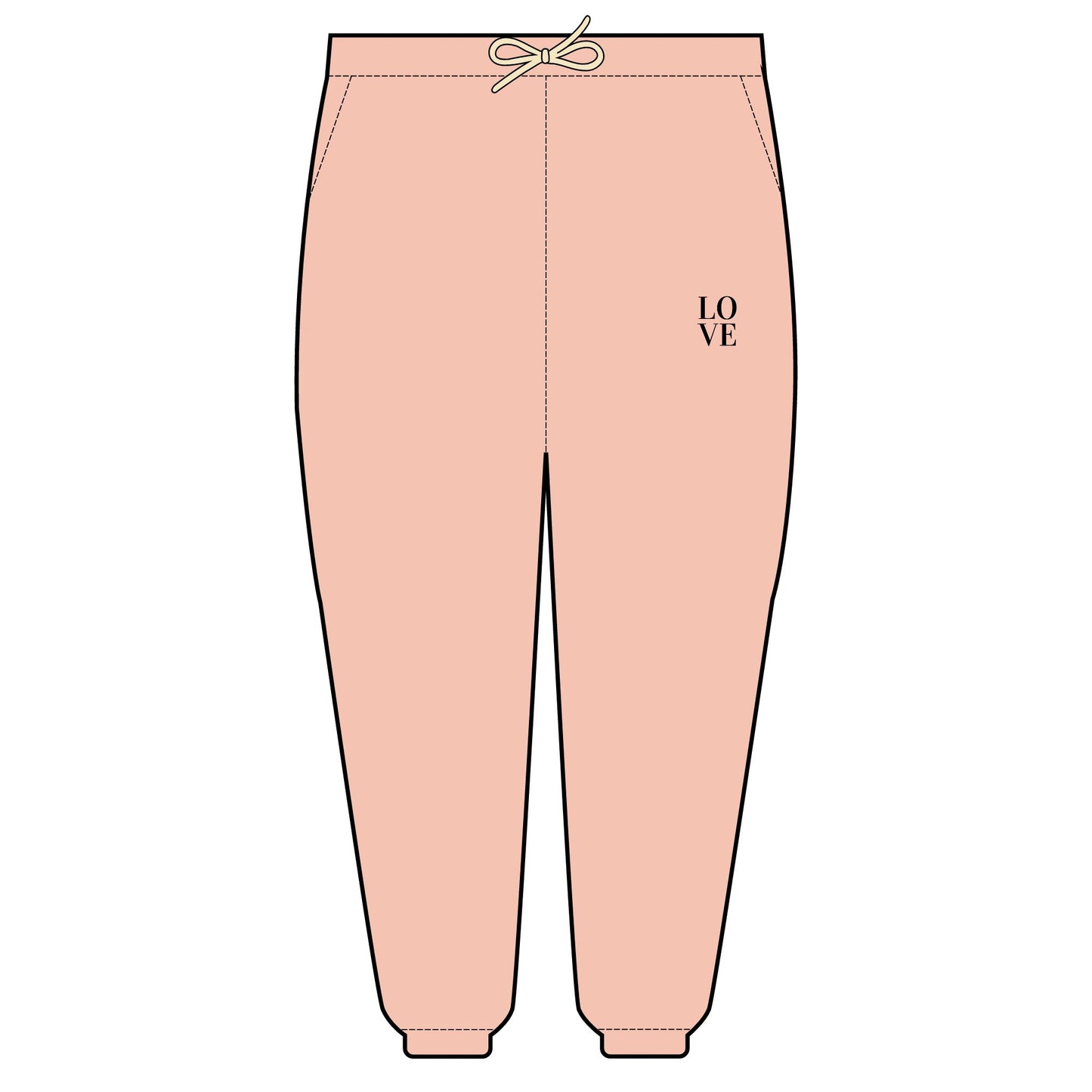 Love Embroidered Fleece Sweatpants | Cozy Loungewear, Gifts for Everyone, Comfortable Joggers, Relaxed Fit Sweatpants, God is Love, Unisex Fashion