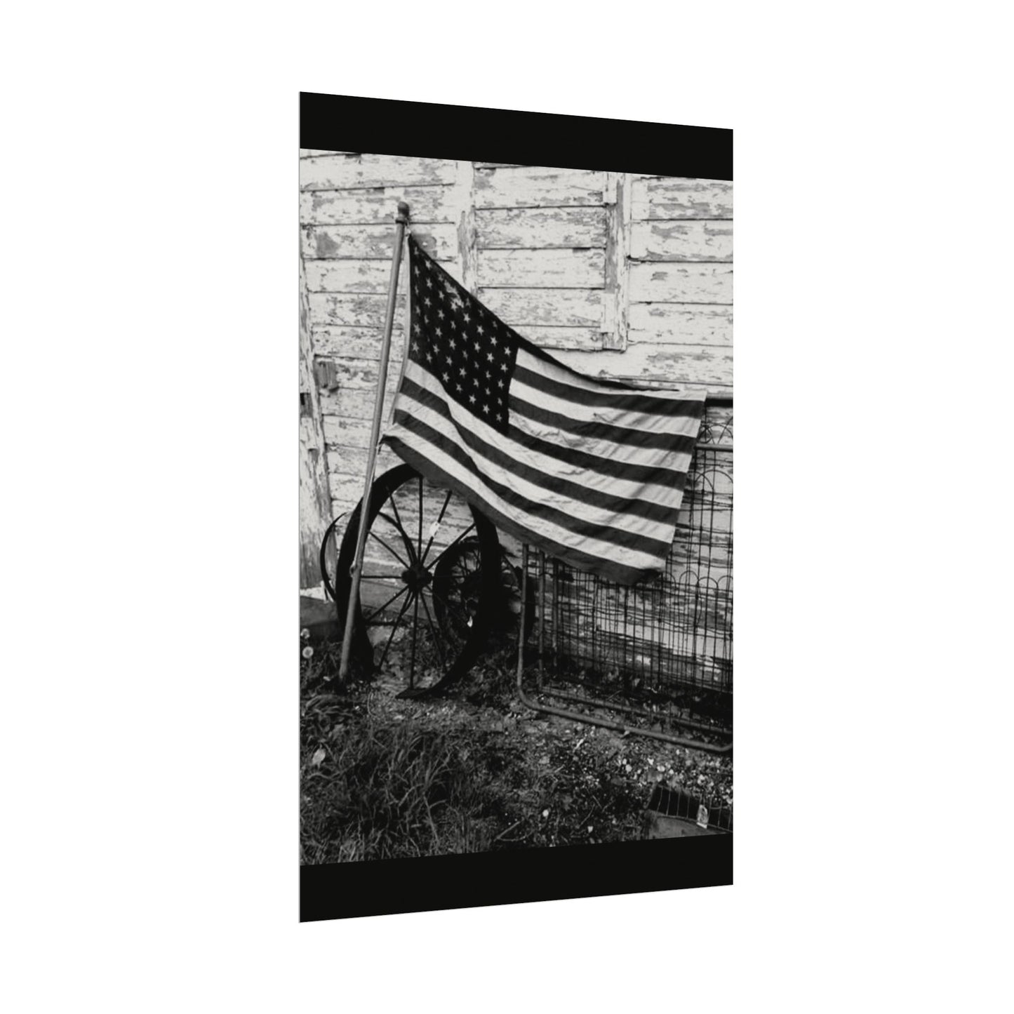 American Grit – Western Textured Watercolor Matte Posters