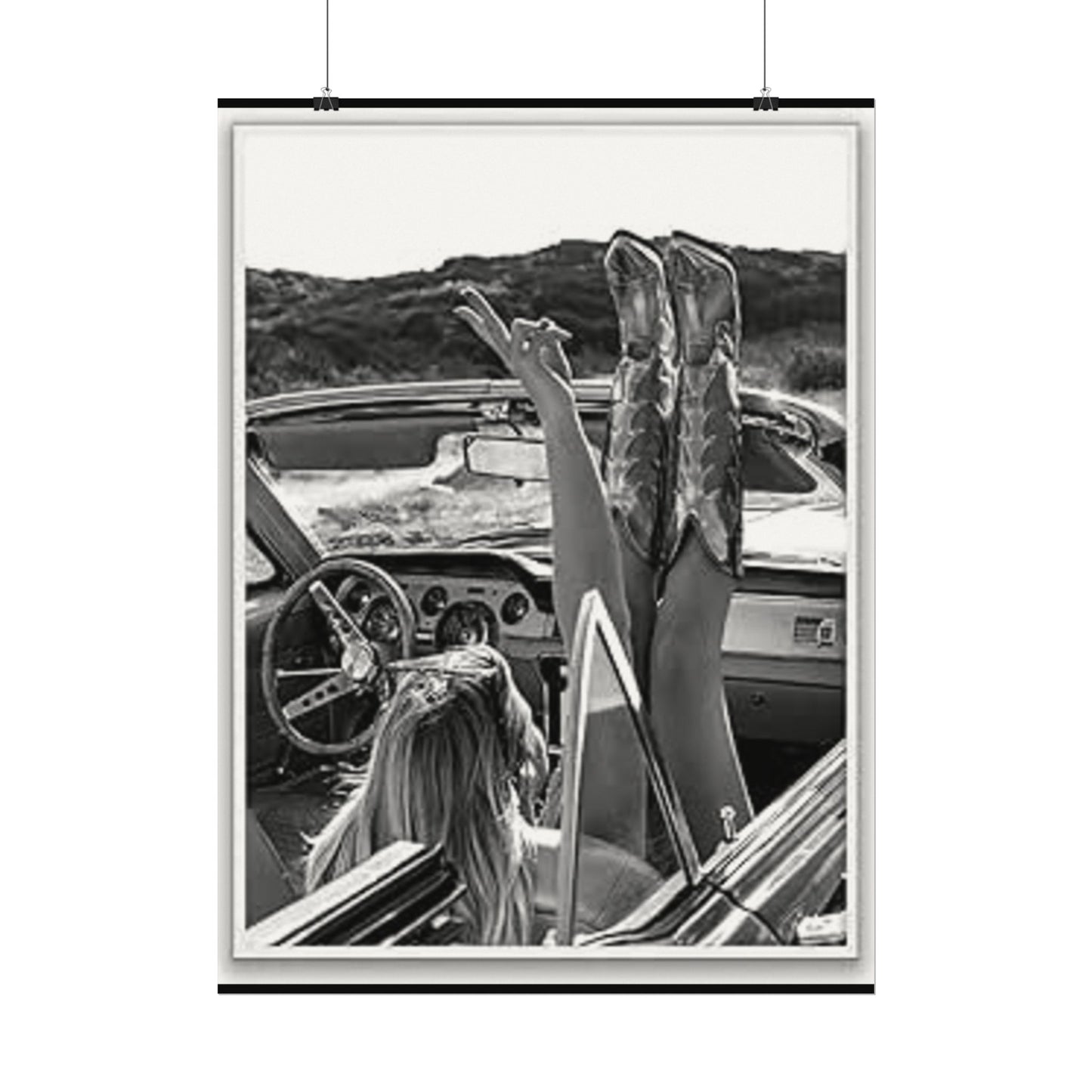 Wild At Heart – Western Textured Watercolor Matte Posters