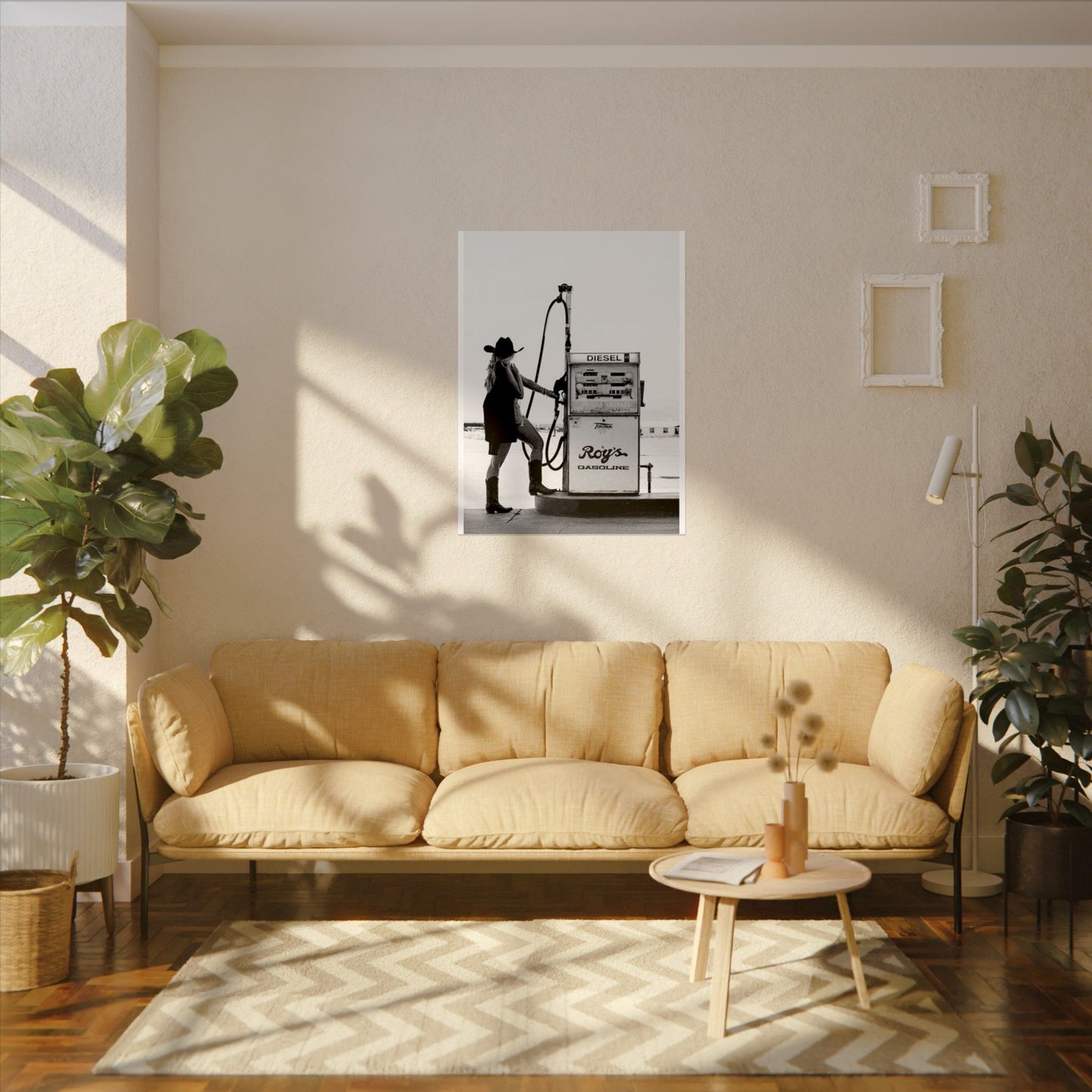 High Noon Fill Up— Western Textured Watercolor Matte Posters