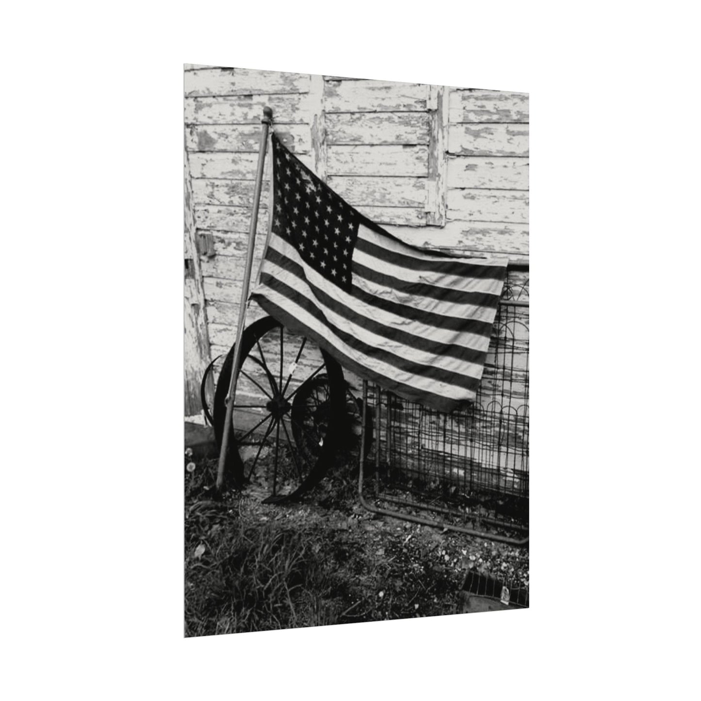 American Grit – Western Textured Watercolor Matte Posters